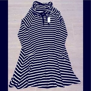 NWT Lou & Grey, Striped Swing Dress, Size Small